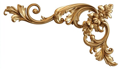 Ornate gold corner embellishment (1)