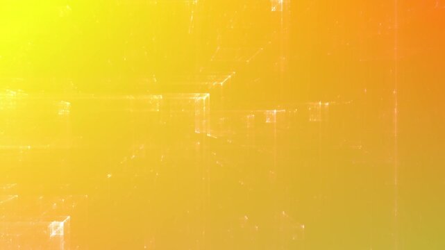 Transparente Datenbl&ouml;cke im digitalen Netzwerk &ndash; dynamische Struktur f&uuml;r Wissenschaft, IT, Forschung & digitale Kommunikation in Bewegung, Technologie, Daten, Wissenschaft, gelb