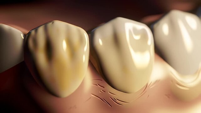 Close Up View of Human Teeth