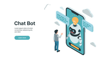 Chatbot Interaction, AI Technology, Virtual Assistant, Digital Communication, Automated Customer Service, AI Assistant, Smart Messaging, Modern Technology
