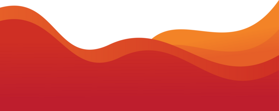 Abstract Red and Orange Wave Background Design