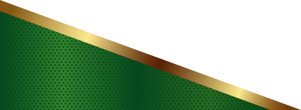 Abstract Green and Gold Diagonal Design Background