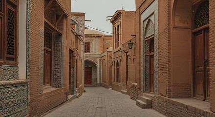 Sun-Drenched Alleyway: A Moment in Time