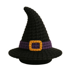 A cute collection of Halloween crochet clipart featuring amigurumi-style plush designs such as pumpkins, ghosts, bats, skeletons, witches, and candy. Each element is hand-crafted.