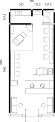 Detailed Beauty Salon and Spa Floor Plan with Multiple Stations. 6