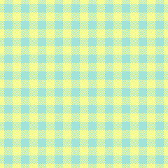 Repeating textile vector fabric, path check background tartan. Geometry pattern plaid texture seamless in lime and light colors.