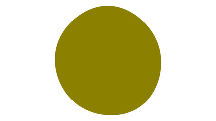 Simple olive green circle on a clean white background, offering a versatile graphic element for design, branding, or natural concepts.