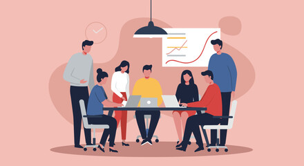 Flat illustration of a person enjoying freshly brewed coffee. Highlights morning routine, relaxation, and coffee culture for lifestyle and daily comfort.