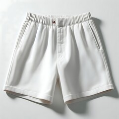 White Shorts on White Surface