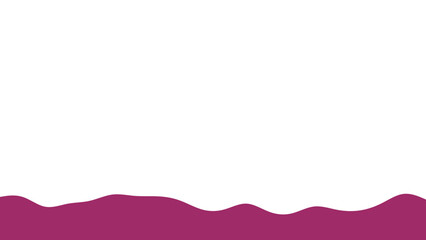 Abstract graphic design featuring a smooth, wavy purple border on a clean white background. Ideal for presentations, modern branding, or digital layouts.