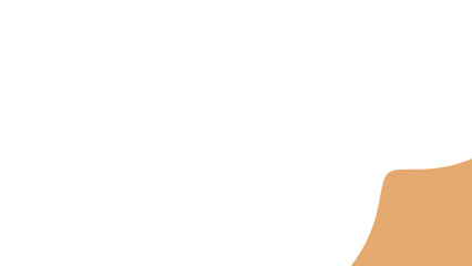 Minimalist white background with a subtle, flowing beige curve at the bottom corner, providing ample copy space for design or text.
