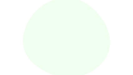 Soft, pale green abstract oval on a white background, creating a minimalist and serene graphic element for design, branding, or subtle overlays.