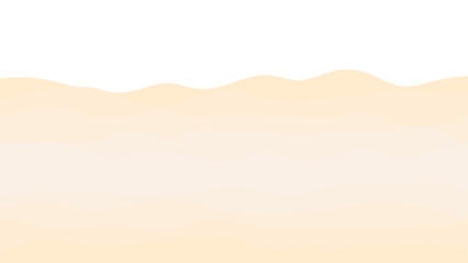 Gentle undulating waves of soft beige and cream against a clear white sky, offering a serene, minimalist background for various designs.