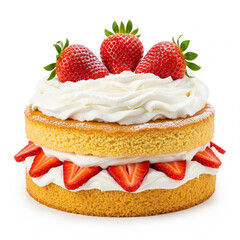 Vegan Strawberry Shortcake with Coconut Cream, Dairy-Free Dessert

