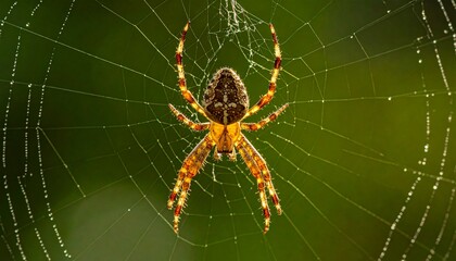 Elegant Halloween A Modern Spider Web Design for Invitations and Decor