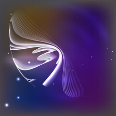 Dynamic 3D Abstract Composition-14