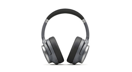 Fototapeta premium Headphones Isolated on White Background | Studio Shot of Wireless Audio Device for Music, Sound Production and Entertainment