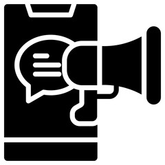 Digital marketing icon for content marketing, business, website, application, printing, document, poster design, etc