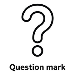 Question mark symbol uncertainty and inquiry icon asking for answers seeking solution and knowledge ideas silhouette