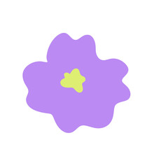 fluffy purple flower