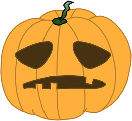 할로윈 호박 캐릭터 세트, 귀여운 잭오랜턴과 유령 장식, 가을 축제와 파티 분위기를 담은 그래픽 디자인, 사탕과 코스튬으로 꾸민 공포 분위기 할로윈 일러스트