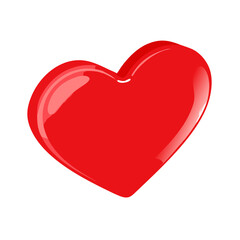 Red Heart Vector Icon