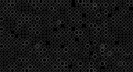 Abstract Pattern of Circles and Shapes.