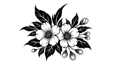 Abstract intricate pattern of lines and shapes isolated on transparent background