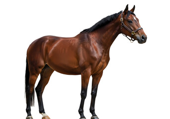 Obraz premium Majestic Chestnut Horse: A Stunning Profile
