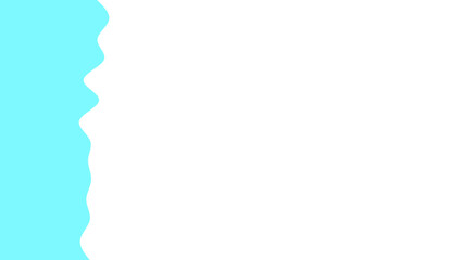 Modern abstract background featuring a clean, wavy turquoise blue line against a bright white space, ideal for design elements, presentations, or branding.