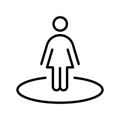 Human settlement and address, location icon