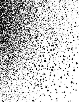 Nuage de points vectoriels, d&eacute;grad&eacute; noir et blanc