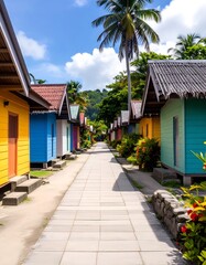 Colorful Coastal Cottages