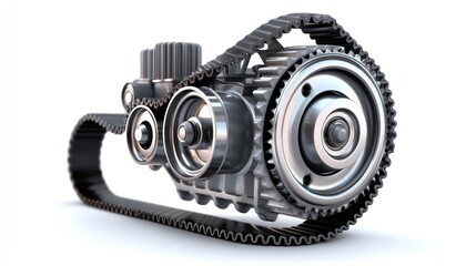 Engine timing belt system components