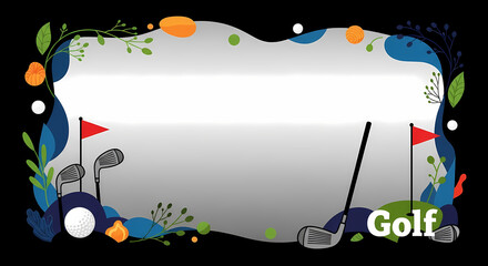 Golf Outing Invitation Template Customizable Design for Tournaments, Events, and Promotions