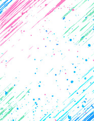 Salpicos de aquarela coloridos em estilo vetorial