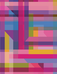 Abstração Geométrica em Tons Pastel