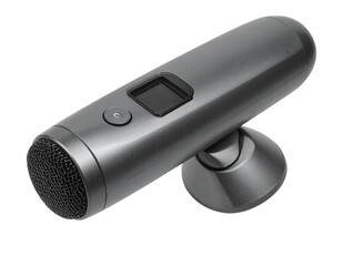  Top-Down View of Wireless Mic, Minimal Design, Isolated