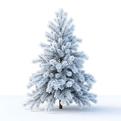Fototapeta premium Snowy Christmas Tree