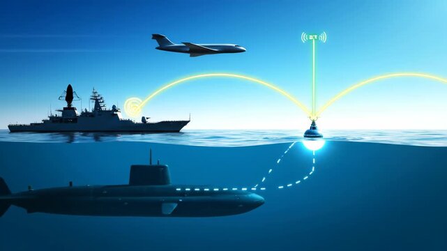 Digital Visualization of Naval Assets Communicating Securely, Networked Naval Power Projection Capabilities for Global Maritime Security