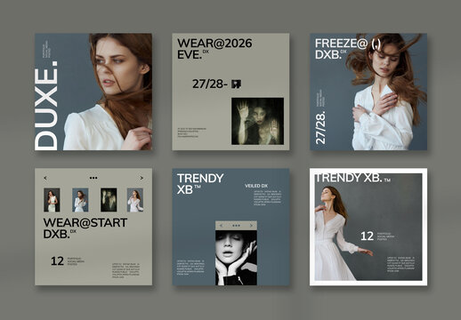 Portfolio Social Media Post Layout