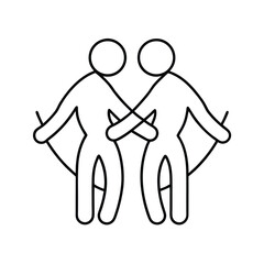man and woman icon