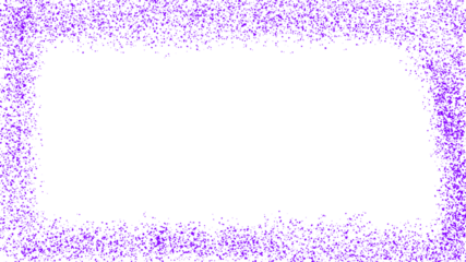 Purple Glitter Border Frame Background