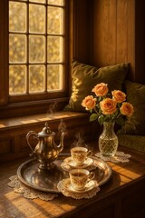 still life with tea