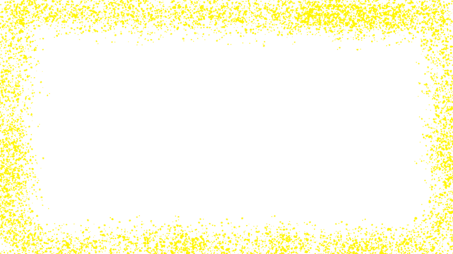 Yellow Glitter Particles Frame | Sparkling Luxury Yellow Dots Border - Powered by Adobe