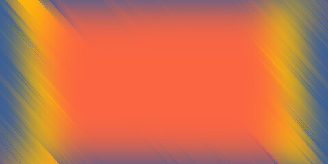Minimal abstract gradient design with balanced diagonal textures in orange, yellow, and blue for modern digital art