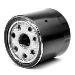 Car Oil filters isolated on white. Automobile spare part