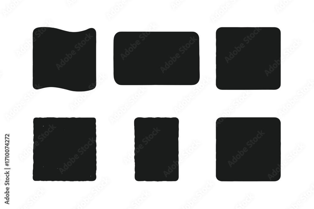 Fototapete shapes and frames in various styles for design and creative projects in a minimalist setting