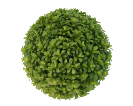 Lush artificial topiary ball adds a touch of elegant greenery to any space, perfect for home decor and landscaping projects