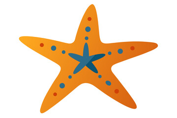 Obraz premium starfish isolated on white